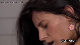 Emotional Lesbian Kittens Spray Pee and Blast Wet Pussies