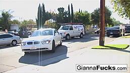 Babes Gianna And Pinky Team Up To Tease And Please A Cock