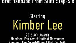 Kimber lee says, 'milk my stepbrother's cock with your mouth!'