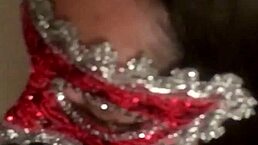 slow motion throat fuck with mask