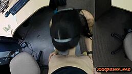 Sexy woman pounded by pawn dude