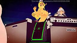 Erotic Dancing With Engel In MMD R18