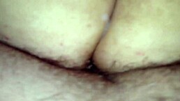 I cum twice on my wife's open asshole