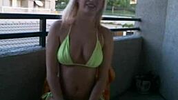 Blonde Goth Teen on Webcam