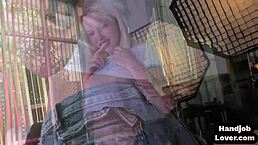 Petite POV Girlfriend Tugs Hard After JOI!