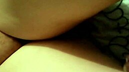 Latina endures creampie from two big black cocks