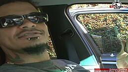 outdoor lesbian threesome with dildo and teen orgasms