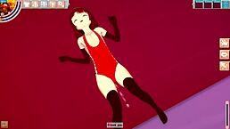 Best Swimsuit Anime Girl Gets Wild in Hot Hentai Action Scene