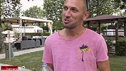 Behind the scenes with Musa Martina on Luca Ferrero's anal sets.