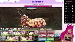 vtuber lewdneko gets naughty playing evenicle part 15, it's wild stuff!