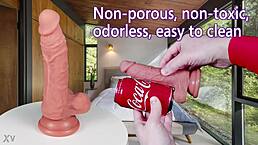 Adonis realistic dual density silicone dildo