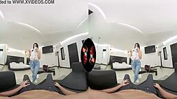 Wow, sexy latina babe's ass in high-def VR!