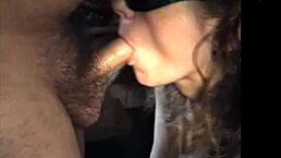 Donna with wet hair gives huge blowjob leading to massive cumshot in high definition