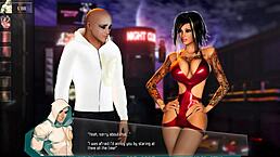 let's play in the nightclub, flaunting our big tits and ass