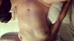 fucking this slut hard in an interracial scene 😈💥