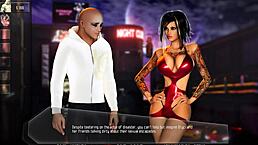 let's play in the nightclub, flaunting our big tits and ass