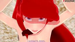 i found ariel on the beach pov little mermaid