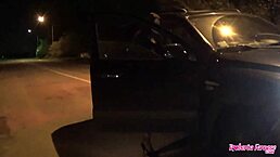 roberta farnese sucks husband's cock, then fucks with a stranger