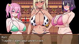 I'm the hypnotized uncle with big tits gal, tricked into this part two