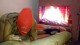 Colombian prostitute sucks big cock and swallows cum