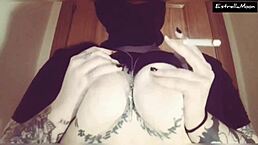 Two Videos Combined With Cigarette Smoking