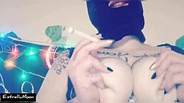 Two Videos Combined With Cigarette Smoking