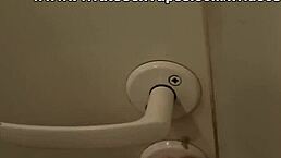 i had real raunchy hard sex with my couple in the public restroom, blowjob and masturbation