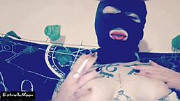 Two Videos Combined With Cigarette Smoking