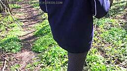 i went for a walk on the river and played with my tits and pussy, oh wow