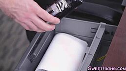 i'm lickin this small uniformed austrian blonde teen's pussy, it's so wet and tasty i can't stop