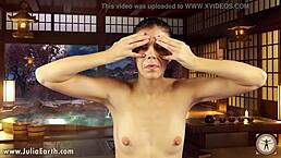 day 14 of face fitness with julia v earth, loving the workouts that bring visible changes