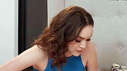 Guy friend catches hot teen Freya Parker masturbating in hostel!