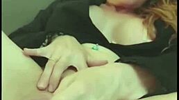 why does this horny spanish milf secretary spread her huge greedy cunt for that tiny xxl dildo?