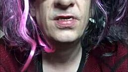 mark wright here, bisexual sissy crossdresser, chain on bullsack, pissing in bottle, craving real cock in ass