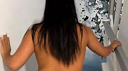 shaved mermaid licks cock in costume fantasy