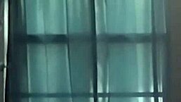 Kharmas showcases her goddess-like reflection on the bed with tall, black bbw amateurs in a sexy pose.