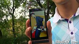 Homosexual Dude Teases With Lusty Anal Licks And Bareback Fun