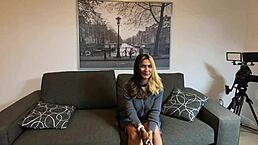 Aleksa rocks hardcore latina casting!