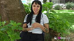 Man, sweet teen Moli Myers turns wild riding and banging when she thinks no one’s watching!