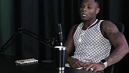 Young crossdresser in red lingerie shines with Will Mastro