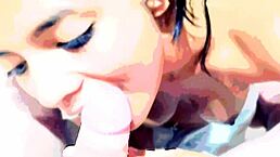 swallowing your cum while you fuck me hard?