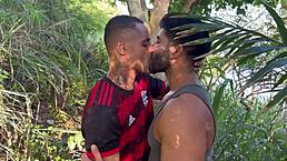 wow, took my hot friend to the trail for hardcore fun!