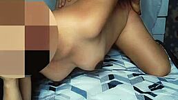 She loves getting fucked on all fours on the husband's bed! 😏