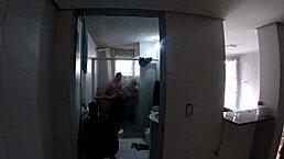 wild orgy in the soccer locker room with joy cardozo and dinigata getting their pussies pounded by gaucho pussyhunter