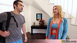 I Fuck The Perfect MILF Body Hard, Giving Blowjob And POV Action Despite Her Workout Plans