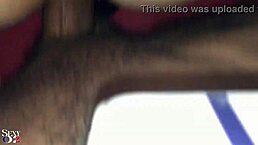 French amateur in satin lingerie gets deepthroat action