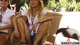 What if lesbian counselors tricked you with a monster cock?