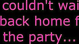 We Couldn't Wait to Get Back Home After the Party