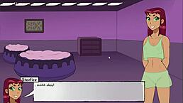 18titans episode 42 - raven getting her big ass stuffed in anal hentai game