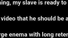 Cum Deep in Anal Challenge with Mr. Hankey Serpentine XL